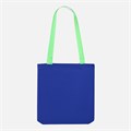Шопер B4, синий с зелеными ручками 19214.41