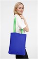 Шопер B4, синий с зелеными ручками 19214.41