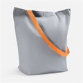 Шопер B5, серый с оранжевыми ручками 19215.11