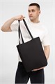 Шопер B5, черный с черными ручками 19215.30