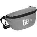 Поясная сумка Manifest из светоотражающей ткани, серая 12346.11