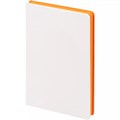 Ежедневник Duplex, недатированный, белый с оранжевым 15059.26