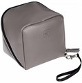 Дорожная косметичка Cubo, серая с логотипом 13834.11