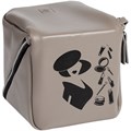 Дорожная косметичка Cubo, серая с логотипом 13834.11
