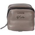 Дорожная косметичка Cubo, серая с логотипом 13834.11