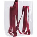 Шопер Clear Fest, прозрачный с красными ручками 15365.50