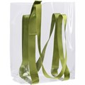 Шопер Clear Fest, прозрачный с зелеными ручками 15365.90