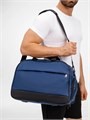 Спортивная сумка Atlantes, синяя с черным 18645.44