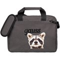 Сумка для ноутбука Graphs, темно-серая 13811.13