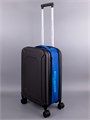 Чемодан Platta, черный с синим 16499.34