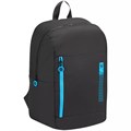 Складной рюкзак Compact Neon, черный с голубым 16852.34