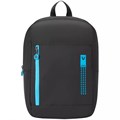 Складной рюкзак Compact Neon, черный с голубым 16852.34