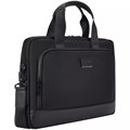 Сумка для ноутбука Santiago с кожаной отделкой, черная 17961.30