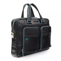 Сумка с отделением для ноутбука Piquadro Blue Square, черная CA2849B2/N