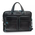 Сумка с отделением для ноутбука Piquadro Blue Square, черная CA2849B2/N