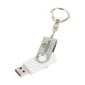 Флешка Twist, белая, 8 Гб 4437.68