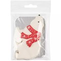 Печенье «Остаемся зимовать», белое с красным 17542.01