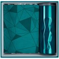 Набор Gems: ежедневник и термостакан, бирюзовый 12931.49