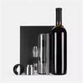 Винный набор Veritas, черный с серебристым 20429.10