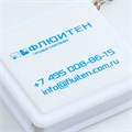 Брелок с рулеткой Square, ver.2, белый 15459.60